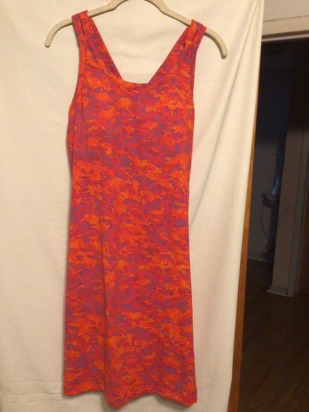 Title Nine athletic modest ,gym croquet dress with built in bra SZ M